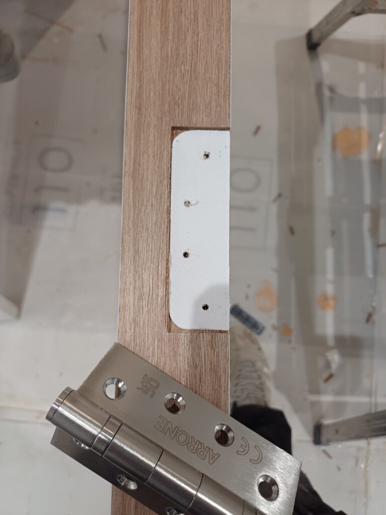 intumescent hinge packers