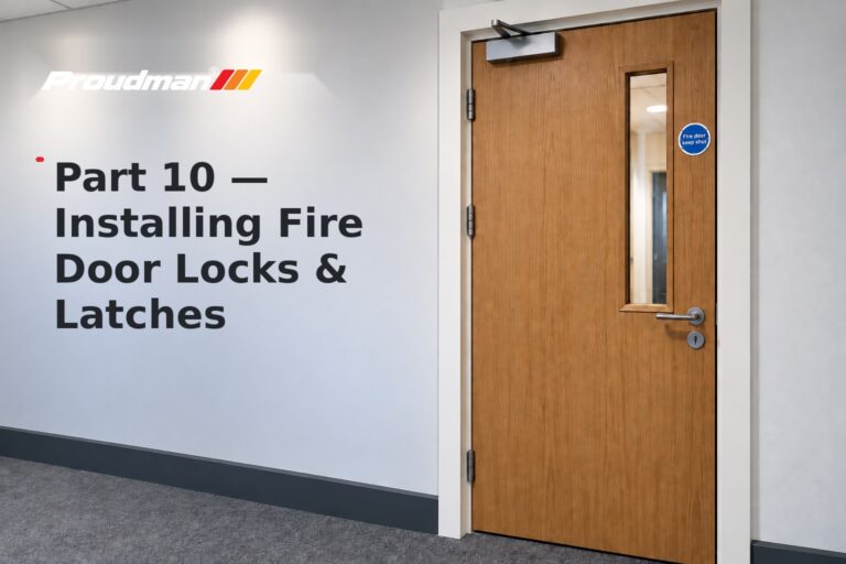 Part 10 — Installing Fire Door Locks & Latches
