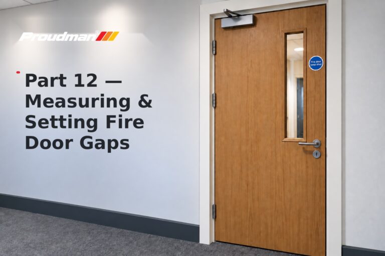 Part 12 — Measuring & Setting Fire Door Gaps