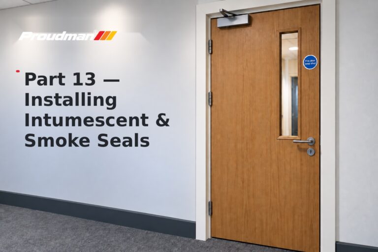 Part 13 — Installing Intumescent & Smoke Seals