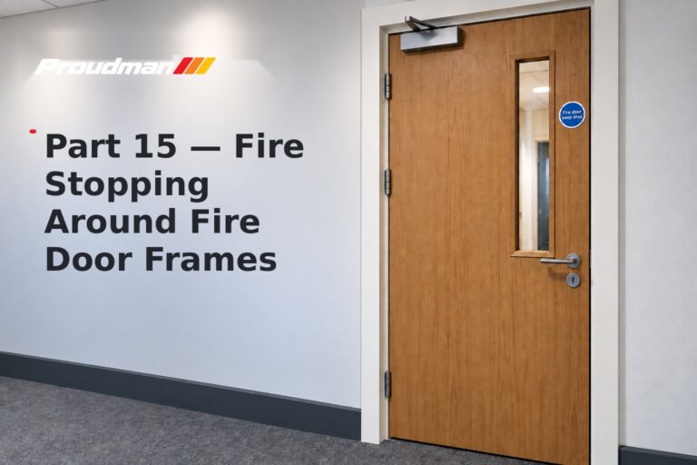 Part 15 — Fire Stopping Around Fire Door Frames