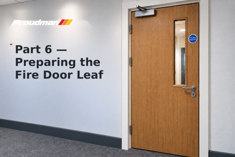 Part 6— Preparing the Fire Door Leaf