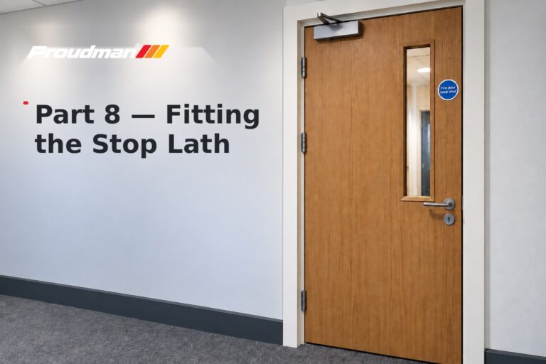 Part 8 — Fitting the Stop Lath