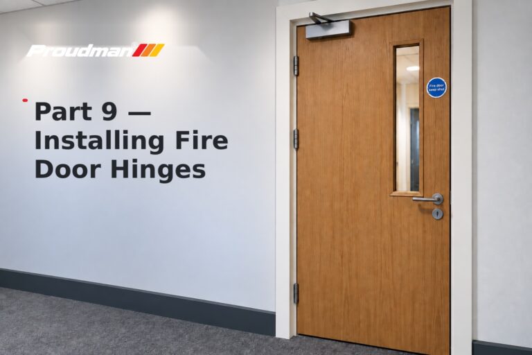 Part 9 — Installing Fire Door Hinges