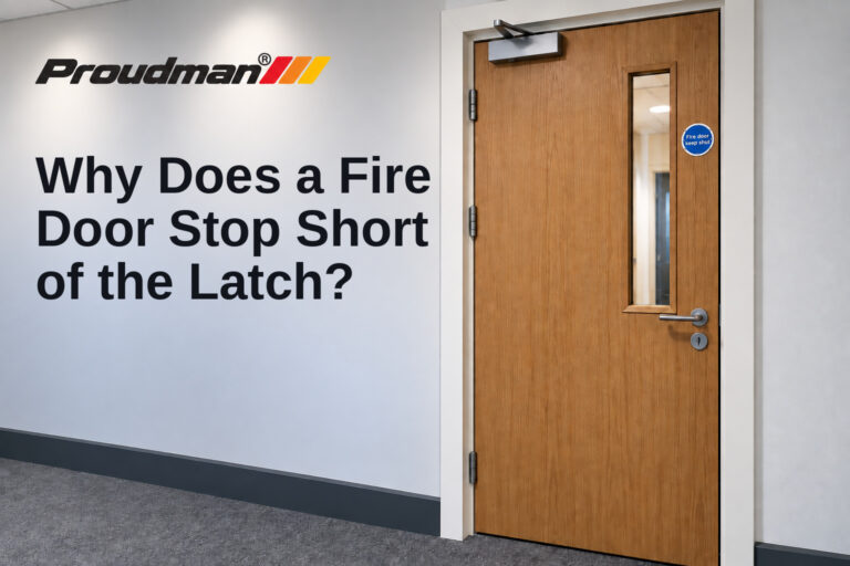 Why Does a Fire Door Stop Short of the Latch?