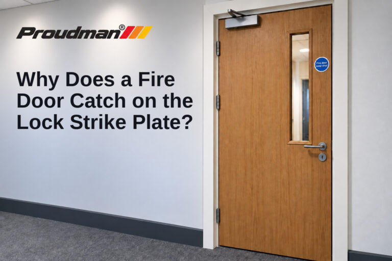 Why Does a Fire Door Catch on the Lock Strike Plate?