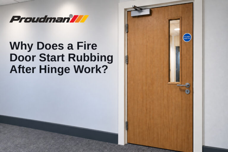 Why Does a Fire Door Start Rubbing After Hinge Work?