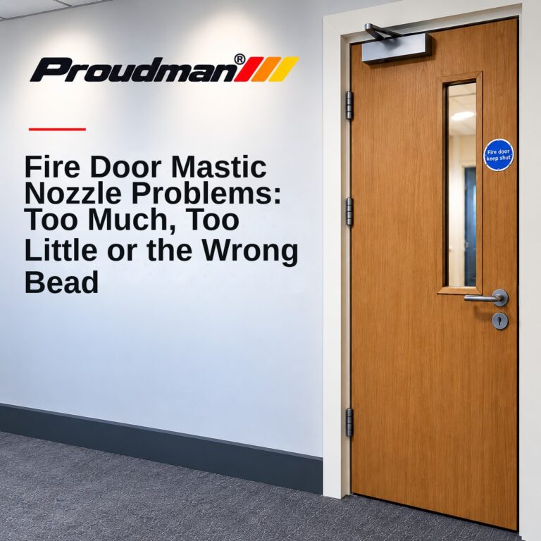 Fire Door Mastic Nozzle Problems: Too Much, Too Little or the Wrong Bead