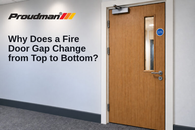 Why Does a Fire Door Gap Change from Top to Bottom?
