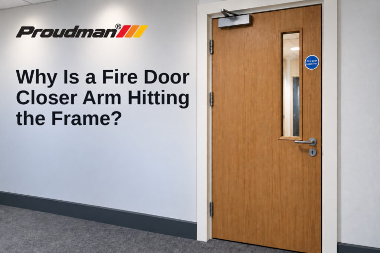 Why Is a Fire Door Closer Arm Hitting the Frame?