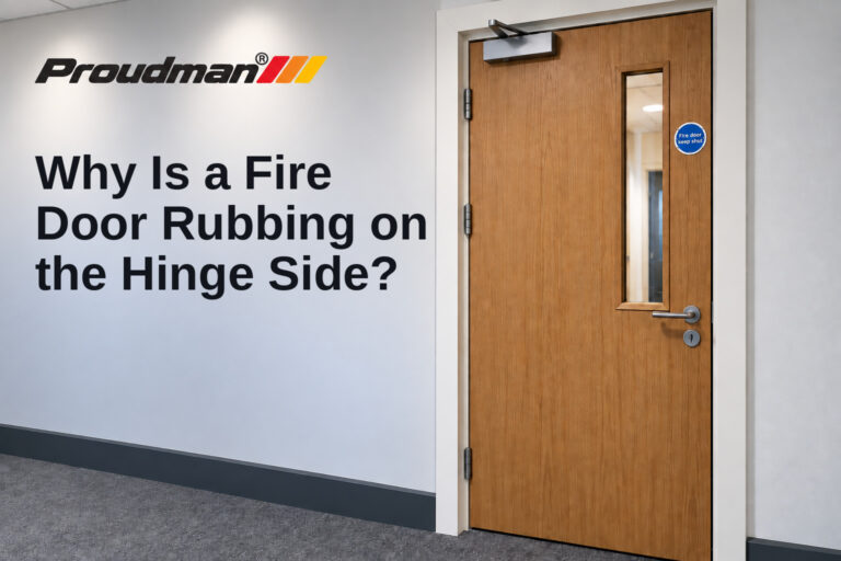Why Is a Fire Door Rubbing on the Hinge Side?
