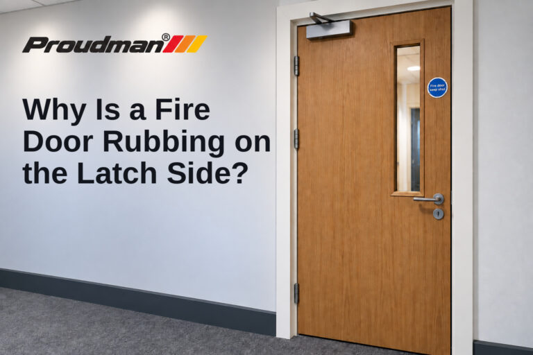 Why Is a Fire Door Rubbing on the Latch Side?