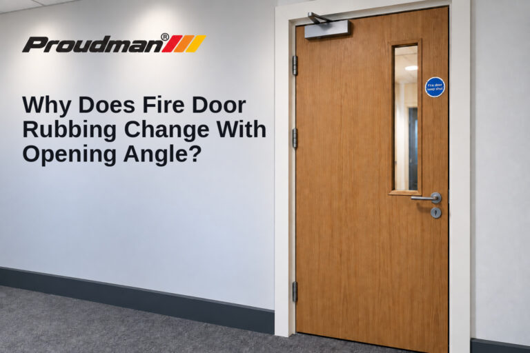 Why Does Fire Door Rubbing Change With Opening Angle?