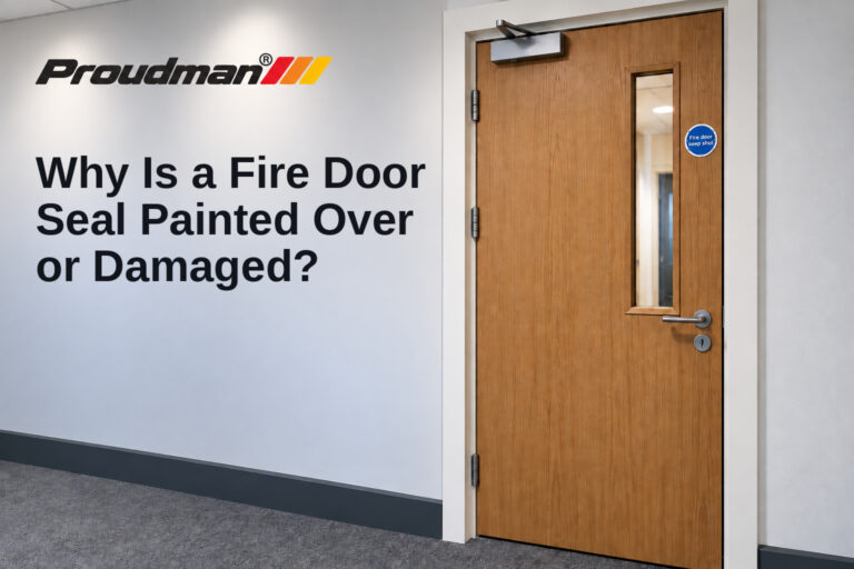 Why Is a Fire Door Seal Painted Over or Damaged?