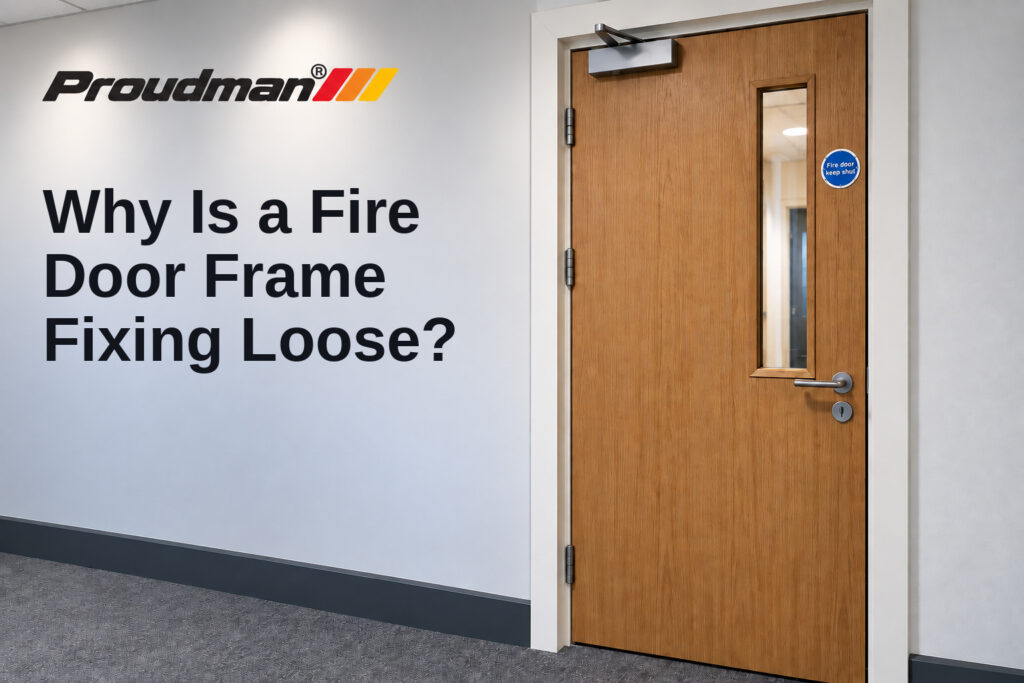 Loose fire door frame fixing