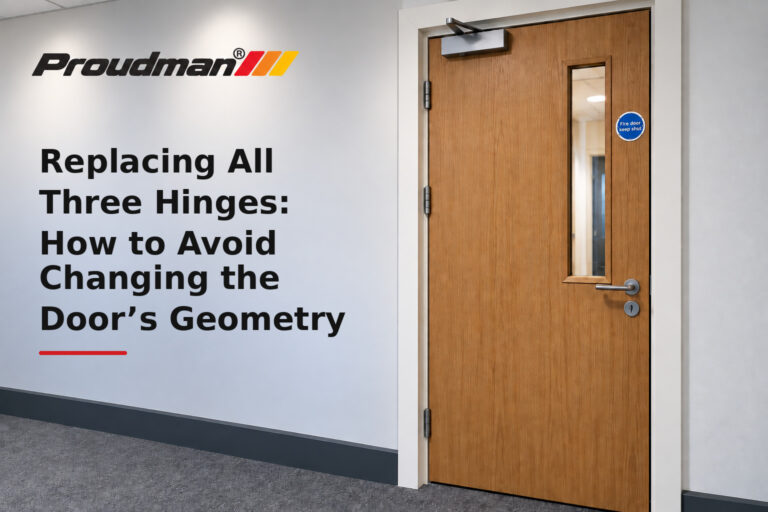 Replacing All Three Hinges: How to Avoid Changing the Door’s Geometry