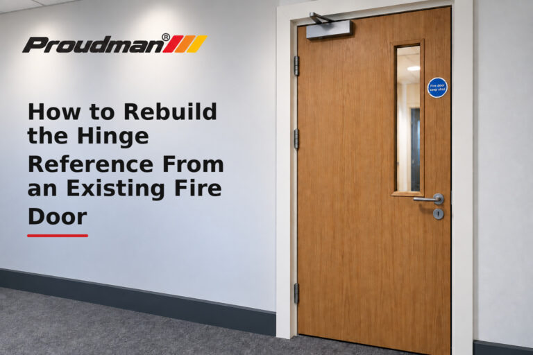 How to Rebuild the Hinge Reference From an Existing Fire Door