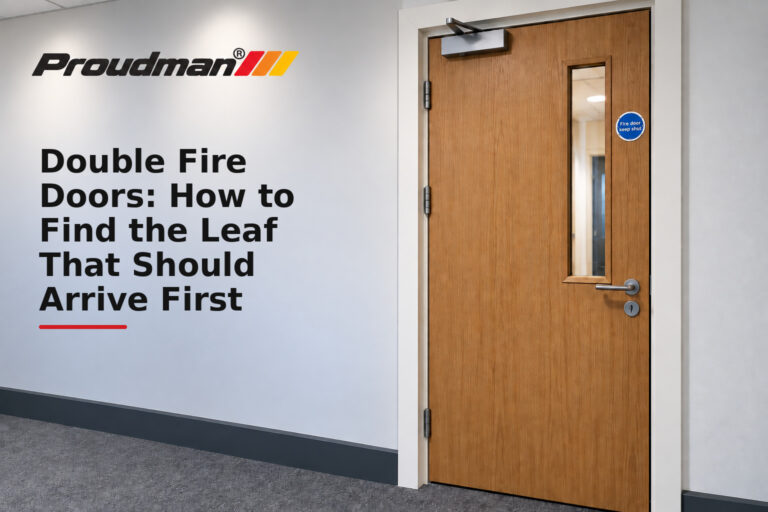 Double Fire Doors: How to Find the Leaf That Should Arrive First
