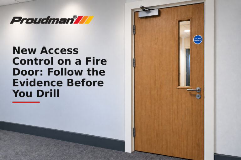 New Access Control on a Fire Door: Follow the Evidence Before You Drill