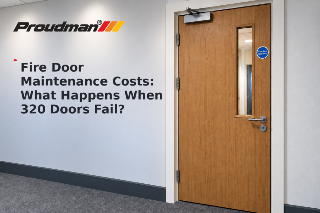 Fire door maintenance cost assessment for a large fire door estate